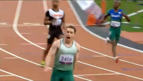 Video: Jason Smyth winning gold and smashing the World Record in the Paralympics last night Video: Jason Smyth winning gold and smashing the World Record in the Paralympics last night