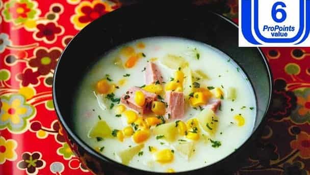 Recipe of the Week: Sweetcorn and ham chowder Recipe of the Week: Sweetcorn and ham chowder