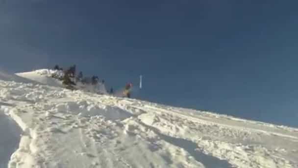 Video: How not to do a backflip on skis Video: How not to do a backflip on skis