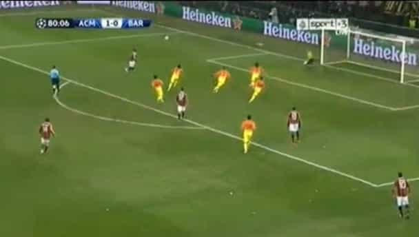 Video: Sulley Muntari scores a great goal against Barcelona Video: Sulley Muntari scores a great goal against Barcelona