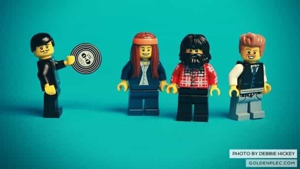 Pictures: Brilliant use of LEGO to get around Killers gig photo ban Pictures: Brilliant use of LEGO to get around Killers gig photo ban