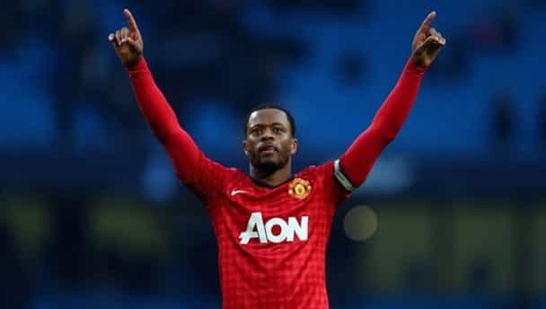 Picture: Patrice Evra takes the term ‘touching moment’ too literally Picture: Patrice Evra takes the term ‘touching moment’ too literally