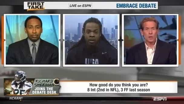 Video: NFL star destroys pundit on live TV Video: NFL star destroys pundit on live TV