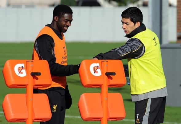 Vine: In case you missed Luis Suarez’s delightful turn and Kolo Toure demolishing Phil Dowd last night Vine: In case you missed Luis Suarez’s delightful turn and Kolo Toure demolishing Phil Dowd last night