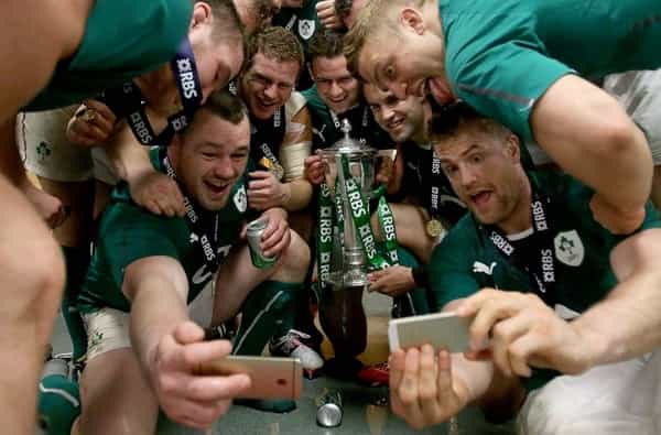 Pic: Cian Healy is snapped taking the best selfie of all time Pic: Cian Healy is snapped taking the best selfie of all time