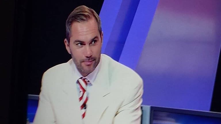 Pic of the day: Jason McAteer wears famous 1996 Cup Final suit on FA Cup punditry duties Pic of the day: Jason McAteer wears famous 1996 Cup Final suit on FA Cup punditry duties