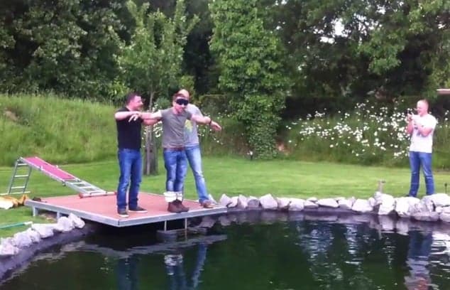 Video: Super stag party prank fools groom into thinking he’s bungee jumping Video: Super stag party prank fools groom into thinking he’s bungee jumping
