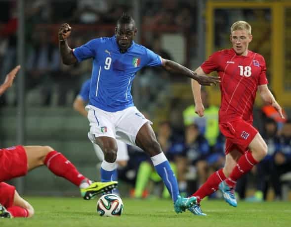 Video: Mario Balotelli produced a glorious first touch and a brilliant outside of the boot cross to set up Italy’s goal last night Video: Mario Balotelli produced a glorious first touch and a brilliant outside of the boot cross to set up Italy’s goal last night