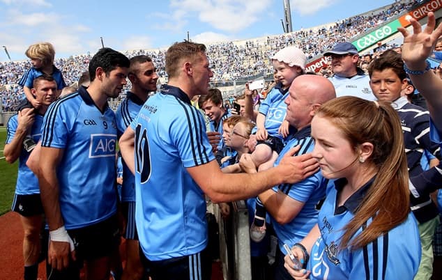 Video: Dublin players take time to celebrate Leinster win with ill, five-year-old super fan Video: Dublin players take time to celebrate Leinster win with ill, five-year-old super fan