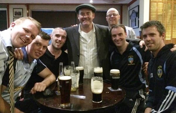 Pic: So, one of the stars of Anchorman was in Naomh Jude GAA club yesterday to watch a match and have a pint Pic: So, one of the stars of Anchorman was in Naomh Jude GAA club yesterday to watch a match and have a pint