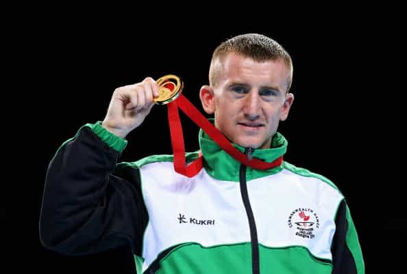 Paddy Barnes secures a gold medal at the Commonwealth Games Paddy Barnes secures a gold medal at the Commonwealth Games