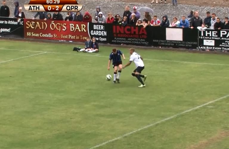 Video: Bobby Zamora pulled off a delicious nutmeg against Athlone Town last night Video: Bobby Zamora pulled off a delicious nutmeg against Athlone Town last night