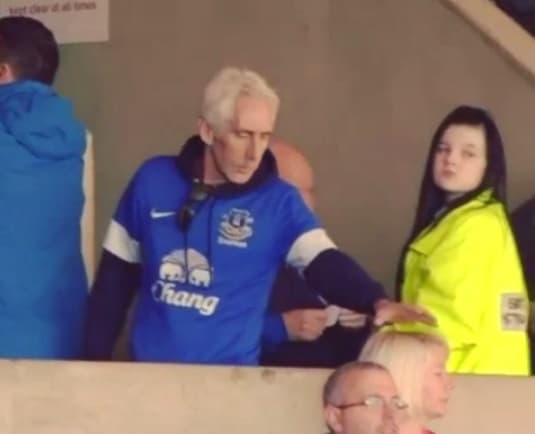 Vine: Snotty Everton fan commits one of the most disgusting acts you’ll ever see at a football match Vine: Snotty Everton fan commits one of the most disgusting acts you’ll ever see at a football match