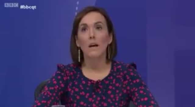 WATCH: There was a very strong reaction to this political reporter’s Brexit statements on Question Time WATCH: There was a very strong reaction to this political reporter’s Brexit statements on Question Time