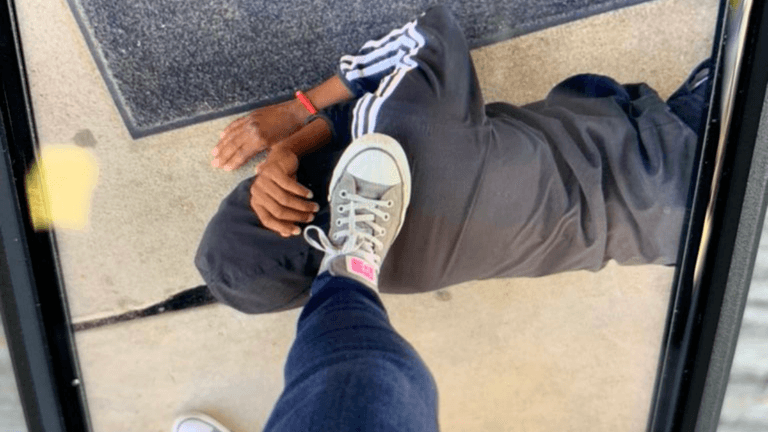 Teacher resigns after taking photo of their foot on black student’s neck Teacher resigns after taking photo of their foot on black student’s neck