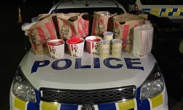 Men arrested trying to cross New Zealand border with boot full of KFC Men arrested trying to cross New Zealand border with boot full of KFC