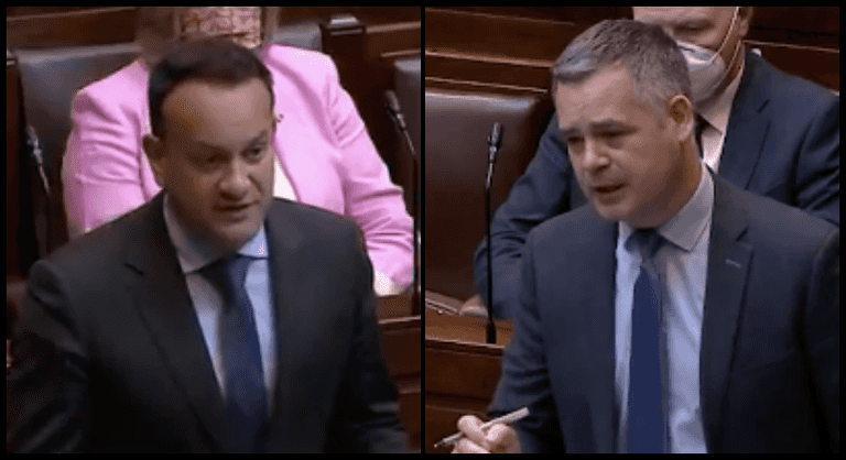 Leo Varadkar told he sees “homes as an investment” during heated debate in Dáil Leo Varadkar told he sees “homes as an investment” during heated debate in Dáil