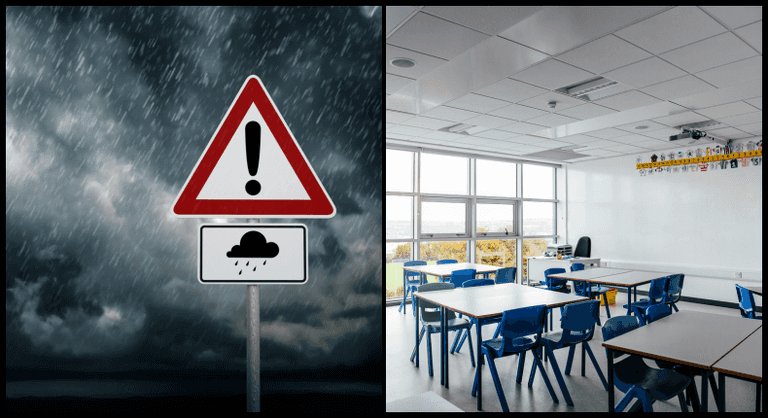 Government advising schools and third level institutions to close in counties with orange or red weather warnings ahead of Storm Barra Government advising schools and third level institutions to close in counties with orange or red weather warnings ahead of Storm Barra