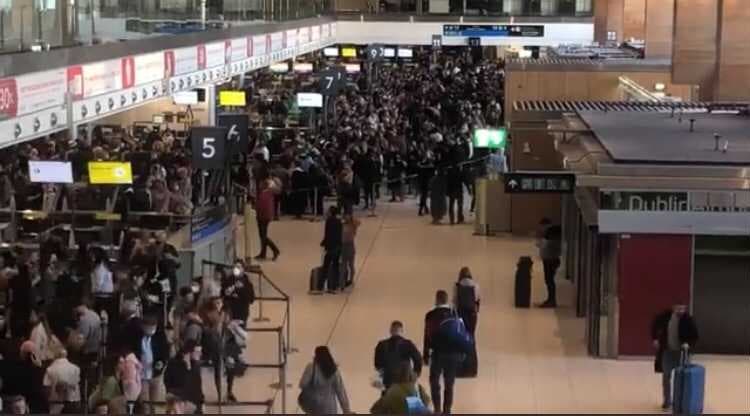 “Chaotic scenes” at Dublin Airport as passengers miss flights due to lengthy queues “Chaotic scenes” at Dublin Airport as passengers miss flights due to lengthy queues