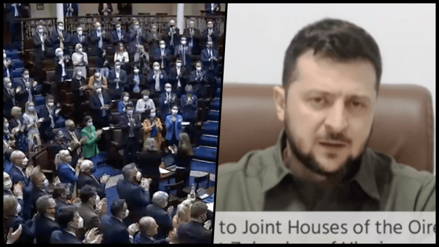 People Before Profit TDs refuse to applaud Zelensky’s speech in Dáil Éireann People Before Profit TDs refuse to applaud Zelensky’s speech in Dáil Éireann
