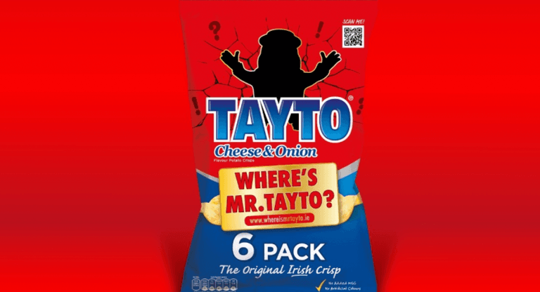 Has anyone seen Mr Tayto? Has anyone seen Mr Tayto?