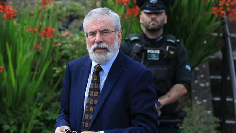 Far right in Ireland and England in an “unholy alliance” says Gerry Adams Far right in Ireland and England in an “unholy alliance” says Gerry Adams