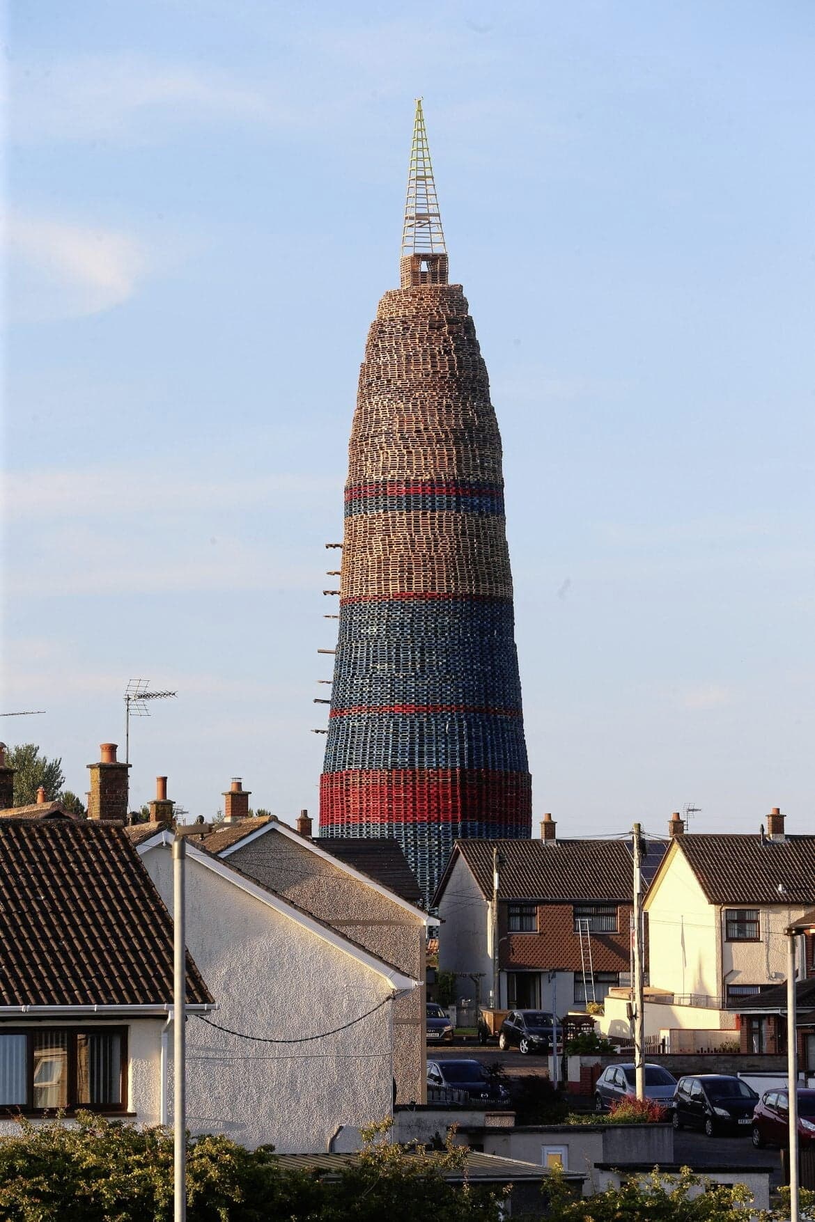 Loyalist bonfire