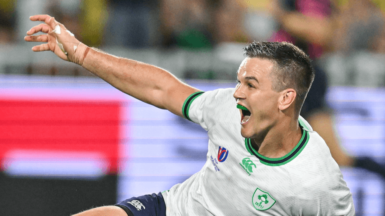 Johnny Sexton cracks classic ROG joke after breaking Ireland points record Johnny Sexton cracks classic ROG joke after breaking Ireland points record
