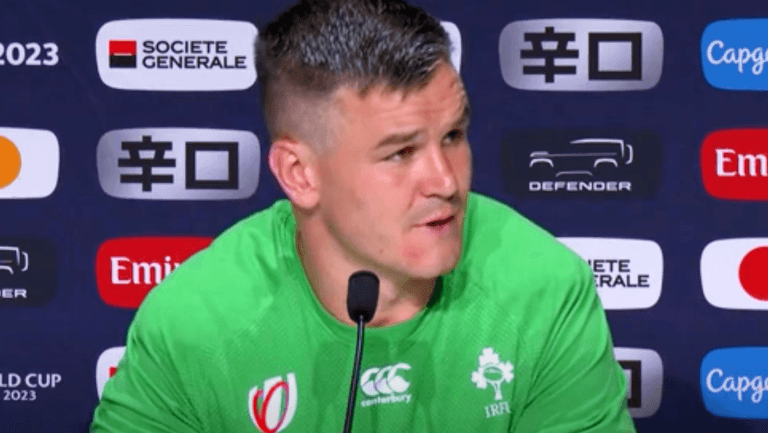 Johnny Sexton stands up for Springbok star with impressive press conference speech Johnny Sexton stands up for Springbok star with impressive press conference speech