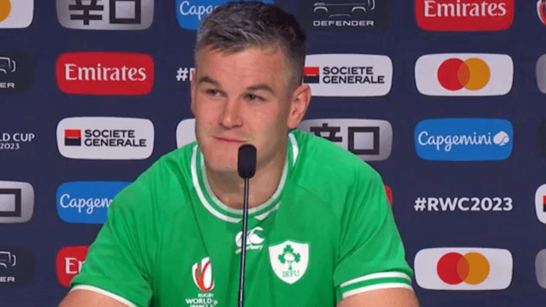 Johnny Sexton had a post-match message he desperately wanted to convey Johnny Sexton had a post-match message he desperately wanted to convey