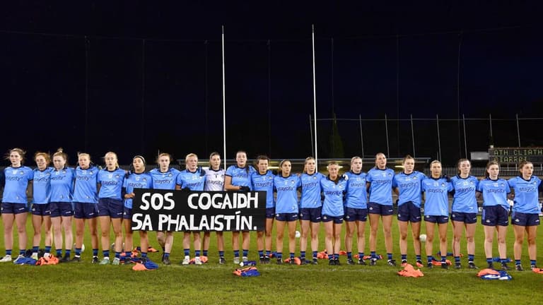 Dublin Ladies footballers call for ceasefire in Palestine before league opener Dublin Ladies footballers call for ceasefire in Palestine before league opener