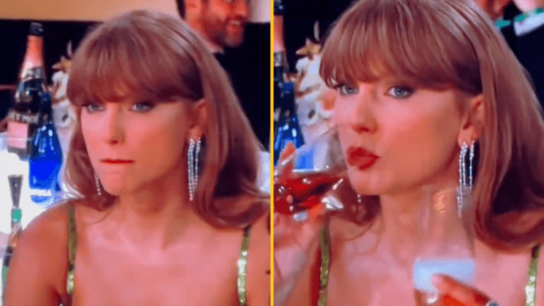 Taylor Swift has extremely awkward reaction after Golden Globes host makes brutal joke about her Taylor Swift has extremely awkward reaction after Golden Globes host makes brutal joke about her