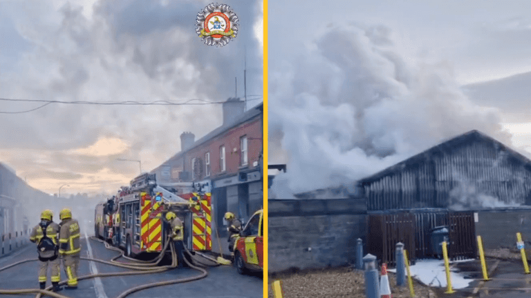 People urged to avoid Dublin area due to major ‘workshop fire’ People urged to avoid Dublin area due to major ‘workshop fire’
