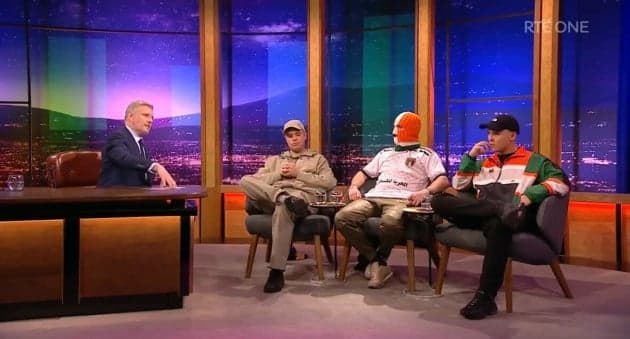 Kneecap ignore RTÉ ‘impartiality’ to show support for Palestine on Late Late Show Kneecap ignore RTÉ ‘impartiality’ to show support for Palestine on Late Late Show