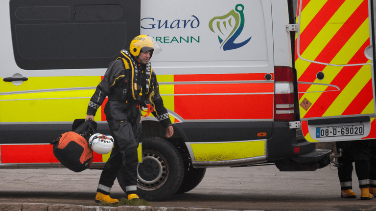 Young girl rescued off Irish coast during Storm Kathleen Young girl rescued off Irish coast during Storm Kathleen