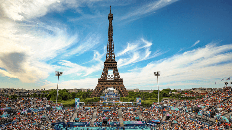 Eiffel Tower evacuated as man seen climbing structure hours before Olympic closing ceremony Eiffel Tower evacuated as man seen climbing structure hours before Olympic closing ceremony