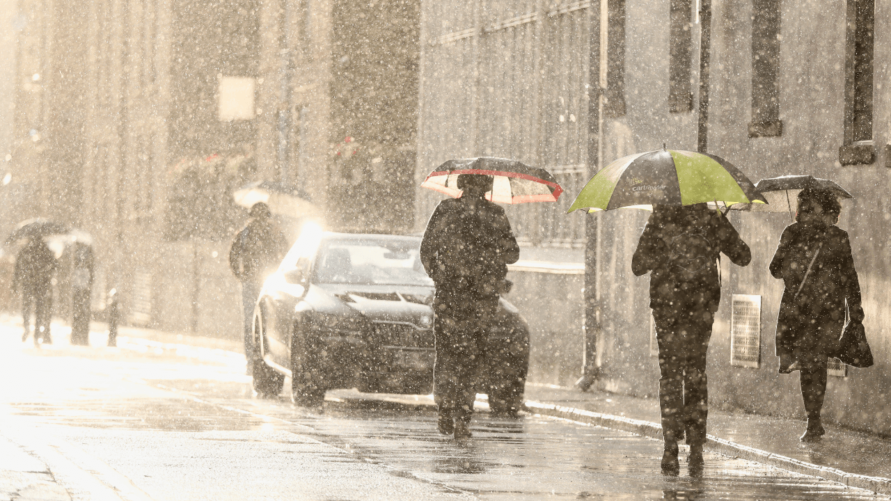 Weather warning issued for seven counties over heavy rain and possible flooding