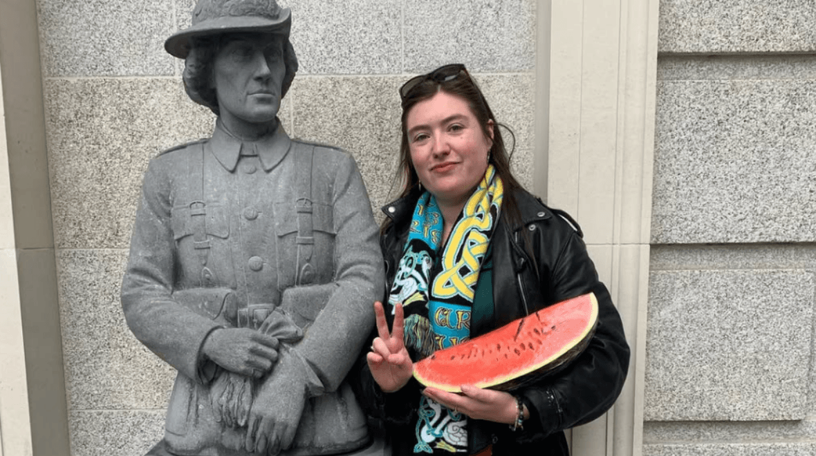 Kildare woman ends hunger strike for Gaza to allow her health to recover