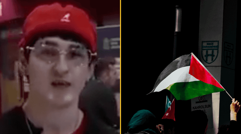 A Level student calls out the BBC and says Free Palestine live on air A Level student calls out the BBC and says Free Palestine live on air
