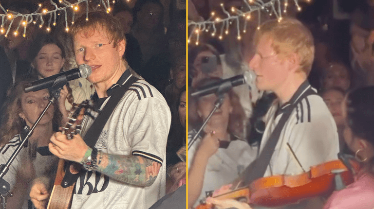 Ed Sheeran makes surprise appearance at the Fleadh Ed Sheeran makes surprise appearance at the Fleadh