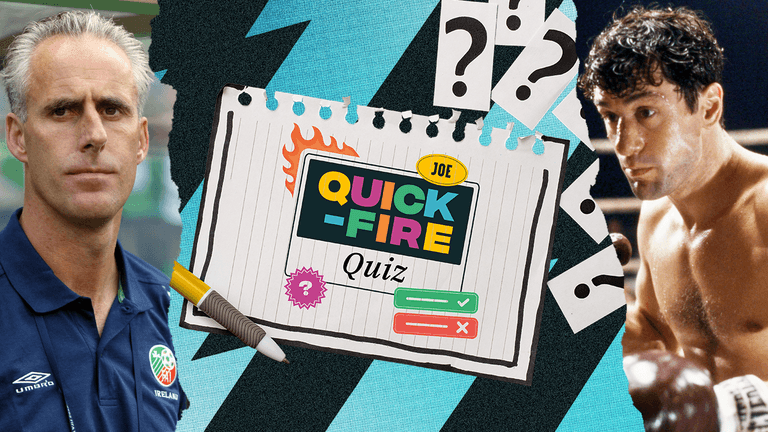 The JOE quick-fire general knowledge quiz: Day 557 The JOE quick-fire general knowledge quiz: Day 557