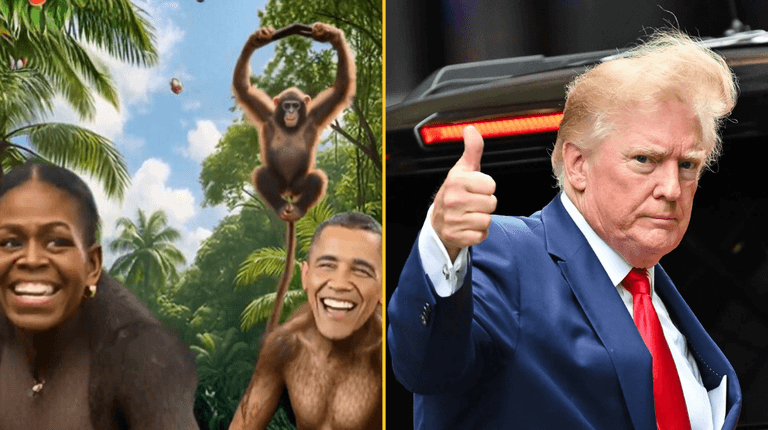 Obama finally issues response to Donald Trump’s racist video of them Obama finally issues response to Donald Trump’s racist video of them