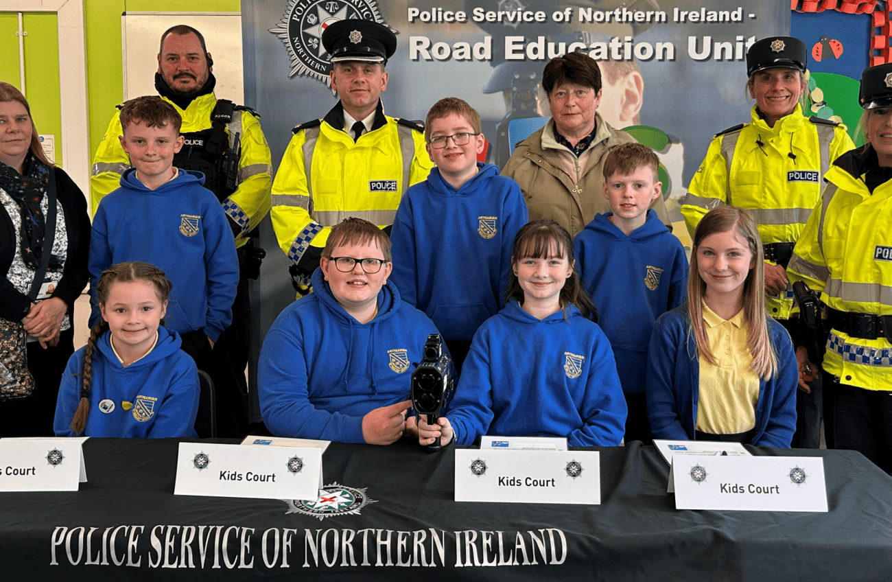 Speeding motorists outside school in Northern Ireland face ‘Kids Court’