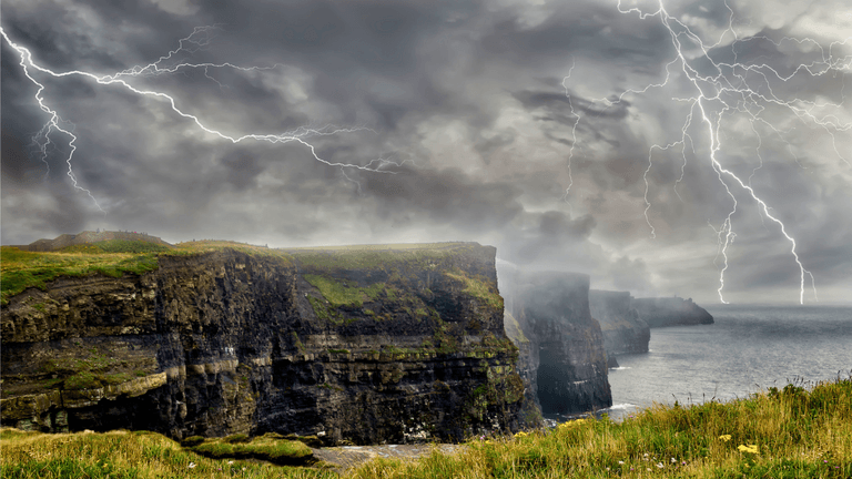 Status Orange thunderstorm warning issued over ‘severe lightning and hail damage’ Status Orange thunderstorm warning issued over ‘severe lightning and hail damage’
