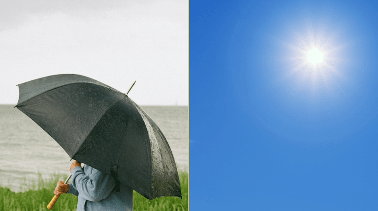 Met Éireann issues rain warning for three counties before temperature spike Met Éireann issues rain warning for three counties before temperature spike