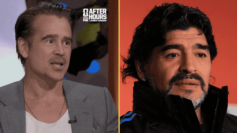 Colin Farrell recounts crazy night with Maradona in Argentina Colin Farrell recounts crazy night with Maradona in Argentina