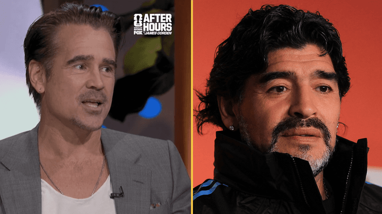 Colin Farrell recounts crazy night with Maradona in Argentina Colin Farrell recounts crazy night with Maradona in Argentina