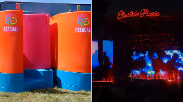 Irish festival unveils female urinals Irish festival unveils female urinals