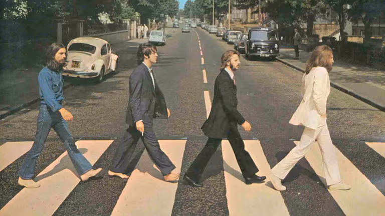 Paul Mescal and Barry Keoghan recreate Abbey Road cover for The Beatles biopic Paul Mescal and Barry Keoghan recreate Abbey Road cover for The Beatles biopic