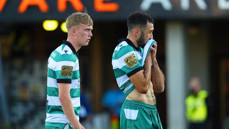Shamrock Rovers crash out of Europe after freak Graham Burke own goal Shamrock Rovers crash out of Europe after freak Graham Burke own goal